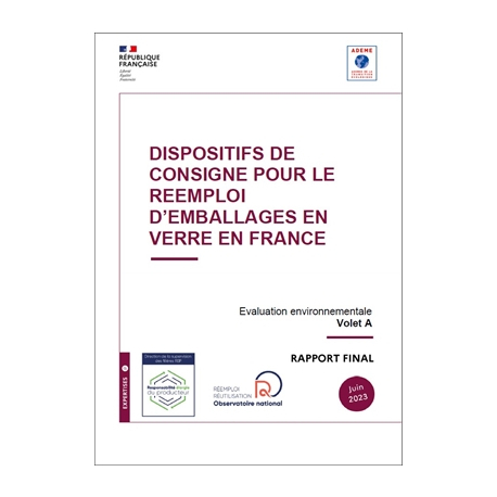 Evaluation environnementale de la consigne pour le réemploi des emballages en verre en France