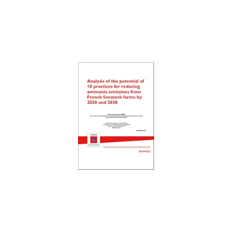 Analysis of the potential of 10 practices for reducing ammonia emissions from French livestock farms by 2020 and 2030