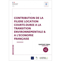 Contribution de la filière location courte durée à la transition environnementale et à l'économie française