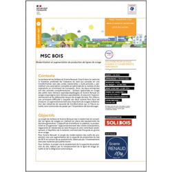 MSC BOIS - Modernisation et augmentation de production de lignes de sciage