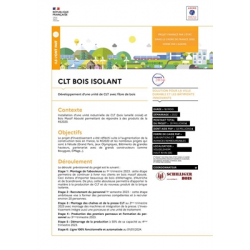 CLT BOIS ISOLANT - Développement d'une unité de CLT avec fibre de bois