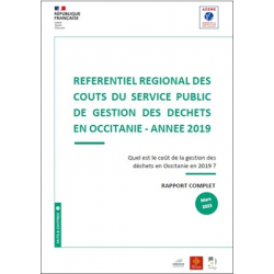 Référentiel régional des coûts du service public de gestion des déchets en Occitanie - Année 2019