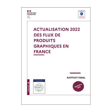 Actualisation 2022 des flux de produits graphiques en France