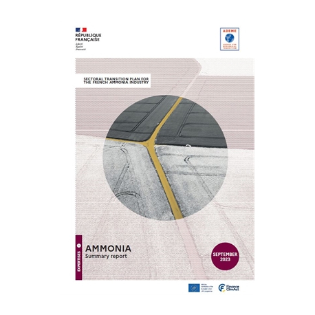 Sectoral transition plan for the french ammonia industry - summary report