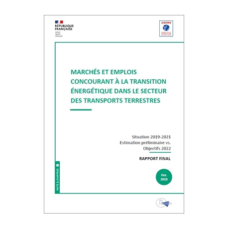 Marchés et emplois concourant à la transition énergétique dans le secteur des transports terrestres - Edition 2023