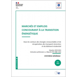 Marchés et emplois concourant à la transition énergétique - Edition 2023