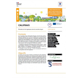 CALIFRAIS - Mutualiser les flux logistiques entre les marchés de gros