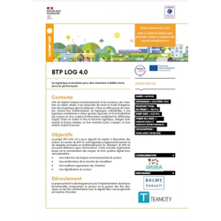BTP LOG 4.0 - La logistique mutualisée pour des chantiers à faibles émissions
et performants