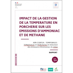 Impact de la gestion de la température en porcherie sur les émissions d'ammoniac et de méthane