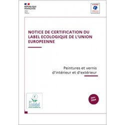 Notices de certification du label écologique de l'Union européenne