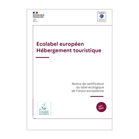 Ecolabel européen - services de nettoyage et hébergements touristiques