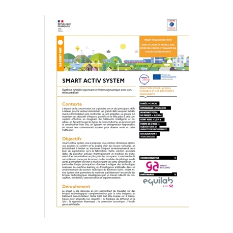 SMART ACTIV SYSTEM - Système hybride rayonnant et thermodynamique avec contrôle prédictif.