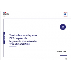 Traduction en étiquette DPE du parc de logements des scénarios Transition(s) 2050