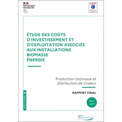 Etude des coûts d'investissement et d'exploitation associés aux installations biomasse énergie