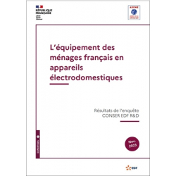 L'équipement des ménages français en appareils électrodomestiques