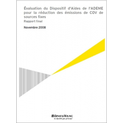 Evaluation du dispositif d'aides de l'ADEME pour la réduction des émissions de COV de sources fixes.