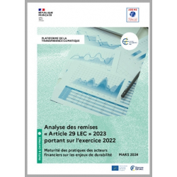 Analyse des remises « Article 29 LEC » 2023 portant sur l'exercice 2022