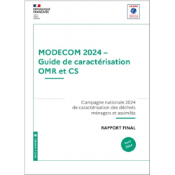 MODECOM 2024 - guide de caractérisation OMR (Ordures Ménagères Résiduelles) et des Collectes Séparées (CS)