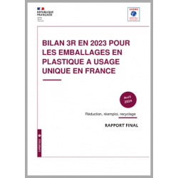Bilan 3R en 2023 pour les emballages en plastique à usage unique en France