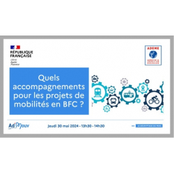 Quels accompagnements pour les projets de mobilités en Bourgogne-Franche-Comté ?