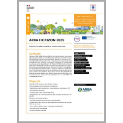 ARBA HORIZON 2025 - Création d'un pôle mutualisé de transformation bois