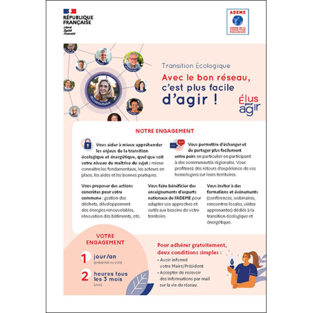 Elus pour agir : Flyer pour élus
