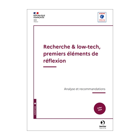 Recherche & low-tech, premiers éléments de réflexion