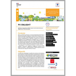 PV ENLIGHT - Solutions innovantes à faible impact environnemental pour Gigafactory Photovoltaïques