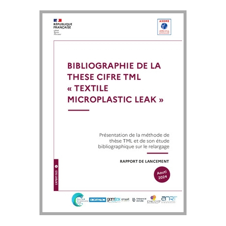 Bibliographie de la thèse CIFRE TML "textile microplastic leak"