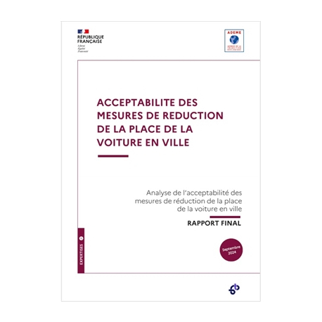 Acceptabilité des mesures de réduction de la place de la voiture