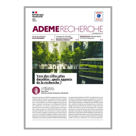 Lettre ADEME Recherche n° 48 - Septembre 2024