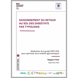 Raisonnement du retour au sol des digestats par typologie