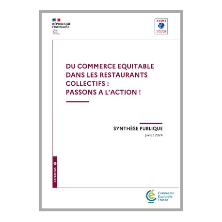 De commerce équitable dans les restaurants collectifs : passons à l'action!