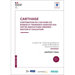 CARTHAGE : Contribution de l'air dans les risques et transferts associés aux HAP en agricultures urbaines