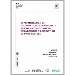 Expérimentation de valorisation des biodéchets par vermicompostage en amendements à destination de l'agriculture