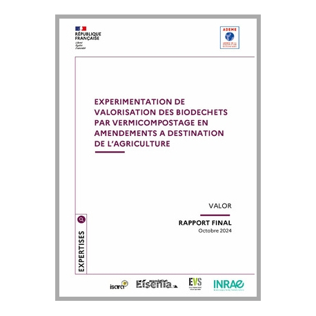 Expérimentation de valorisation des biodéchets par vermicompostage en amendements à destination de l'agriculture