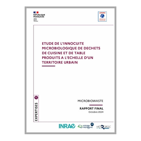 Etude de l'innocuité microbiologique de déchets de cuisine et de table produits à l'échelle d'un territoire urbain