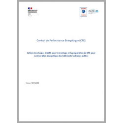 Cahier des charges de mission AMO pour la préparation et le montage de CPE pour la rénovation énergétique des bâtiments tertiaires publics