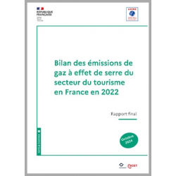 Bilan des émissions de gaz à effet de serre du secteur du tourisme en France en 2022