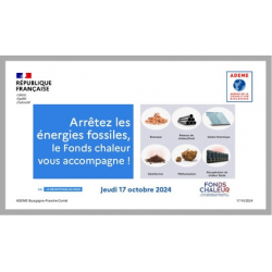 Arrêtez les énergies fossiles, le Fonds chaleur vous accompagne !