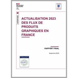 Actualisation 2023 des flux de produits graphiques en France