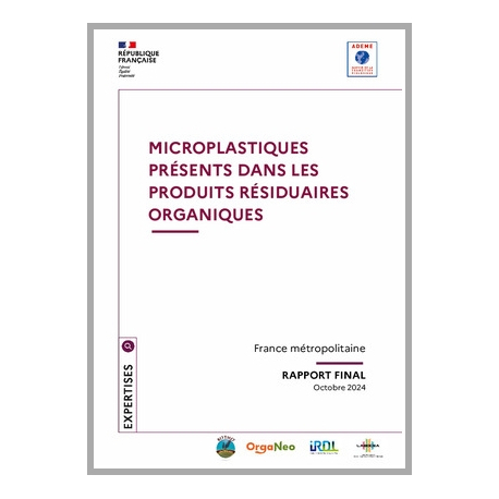 Microplastiques présents dans les produits résiduaires organiques