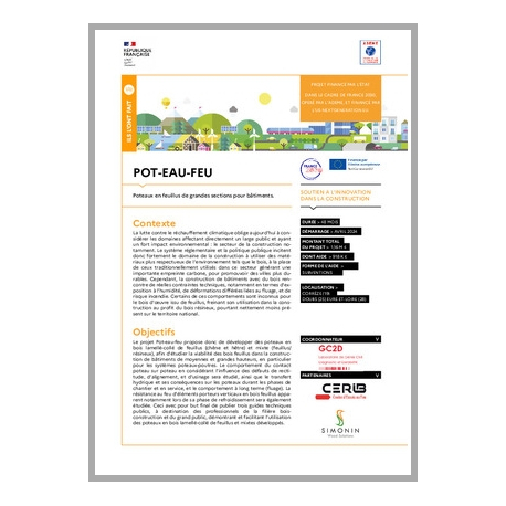 POT-EAU-FEU - Poteaux en feuillus de grandes sections pour bâtiments