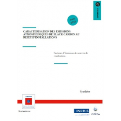 CORTEA 2014 : CARABLACK - Caractérisation des émissions atmosphériques de Black Carbon aux rejets de sources fixes