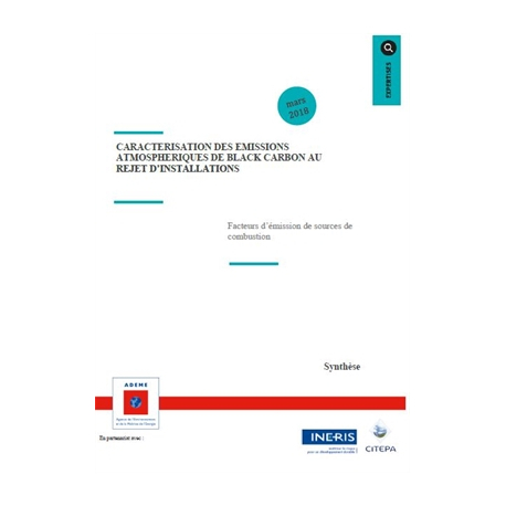 CORTEA 2014 : CARABLACK - Caractérisation des émissions atmosphériques de Black Carbon aux rejets de sources fixes