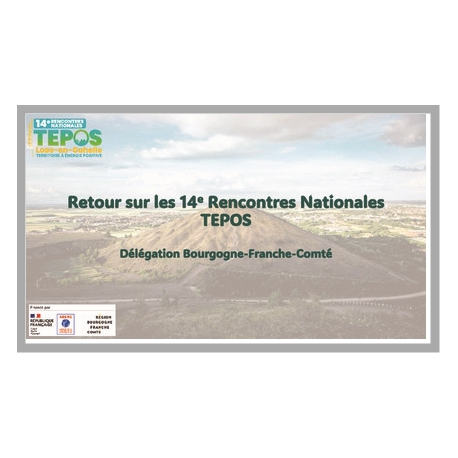 Retour en images sur les 14e Rencontres Nationales TEPOS !