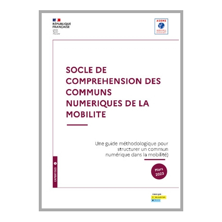 Socle de compréhension des communs numériques de la mobilité