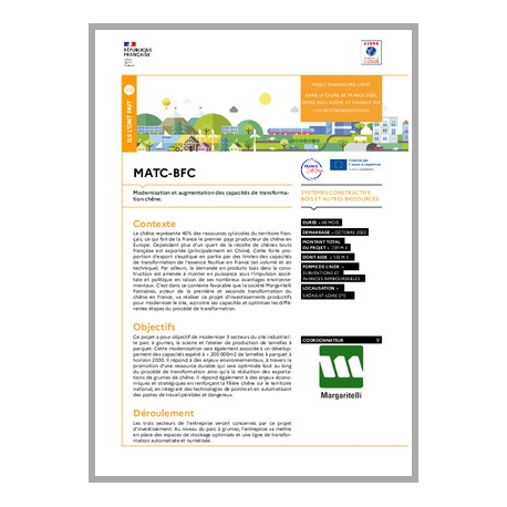 MATC-BFC - Modernisation et augmentation des capacités de transformation chêne