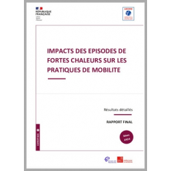 Impact des épisodes de fortes chaleurs sur les pratiques de mobilité