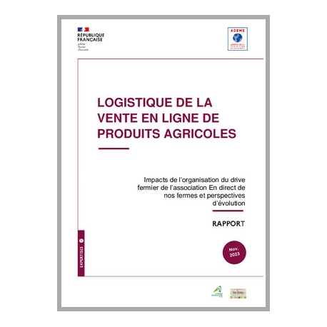 Logistique de la vente en ligne de produits agricoles